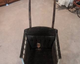 Antique Sleigh Baby Carriage or Doll Stroller fourth image