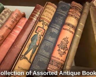 Collection of Assorted Antique Books second image