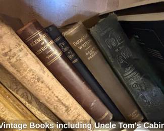 Vintage Books including Uncle Toms Cabin third image