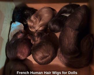 French Human Hair Wigs for Dolls
