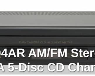 Kenwood KRAR AM or FM Stereo Receiver and RCA Disc CD Changer