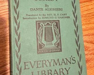 The Divine Comedy by Dante Alighieri, Everymans Library Edition