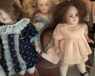 Collection of Antique German Bisque Dolls third image