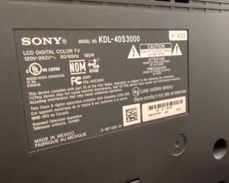 Sony KDLS LCD Digital Color TV second image