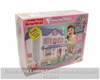 FisherPrice Loving Family Home and Stable Playset