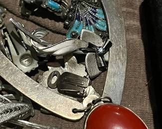 Assortment of Sterling Silver Jewelry 