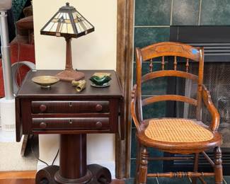 Vintage Stain Glass Tiffany Style Table Lamps in Assorted Sizes
