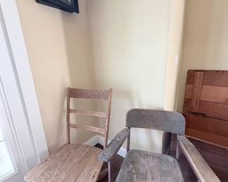 Wood chairs