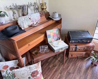 Antique suitcases