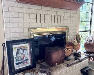 Wood box and other primitive items