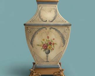 Florentine Style HandPainted Urn second image