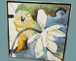 Magnolia Watercolor Painting second image