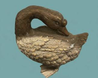 Bronze Duck Figurine second image
