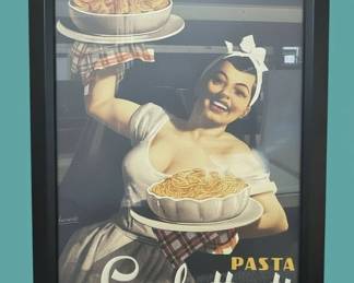 Pasta Combattenti Cremona by Gino Boccasile Vintage Italian Poster second image