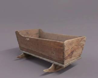 Antique Primitive Dough Bowl Trough
