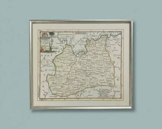 Antique Map of the Duchies of Bremen and Verden by Homann c. second image