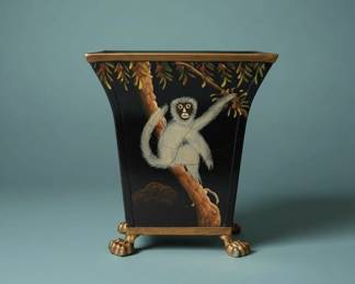 Maitland Smith Chinoiserie Monkey Planter second image