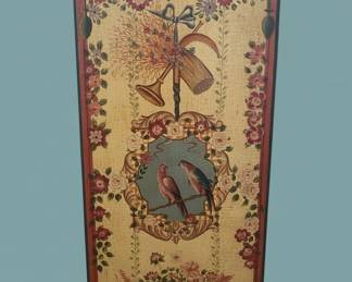 Maitland Smith Chinoiserie Decorated Tall Case Clock Panel second image