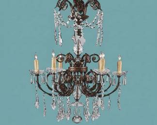 Vintage Chandelier II Premium Giclee Print second image