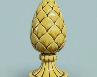 Vintage Ceramic Artichoke Finial second image