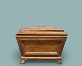 Regency Mahogany Sarcophagus Cellarette second image