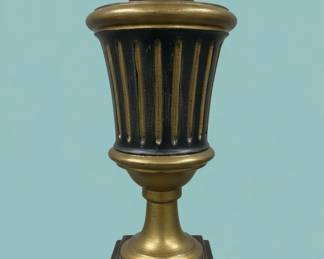 Neoclassical Fluted Urn Table Lamp Base second image