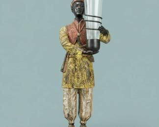 Blackamoor Figural Candlestick Holder second image