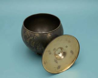 Japanese Bronze Singing Bowl second image