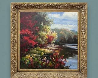 Impressionist Landscape Oil Painting second image