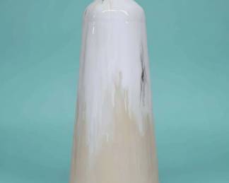 MidCentury Modern Drip Glaze Ceramic Vase second image