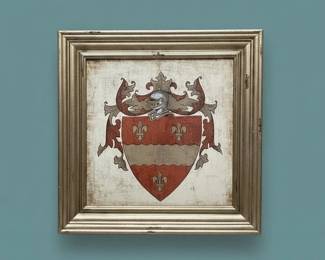 Framed Coat of Arms Painting second image