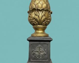 Artichoke Finial on Pedestal second image