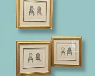 Pair of French Neoclassical Armchairs Print second image