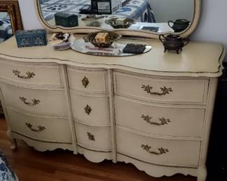 Mid century triple dresser