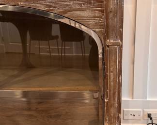 Arhaus Rustic Oak Buffet. Measures 83" W x 20" D x 36" H. Photo 3 of 6.