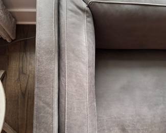 Arhaus Malta Sofa in Graphite (Truest Color) . Measures 73" W x 37" D x 28" H. Photo 3 of 3.