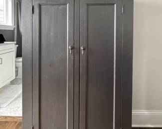 Crate & Barrel Small Armoire. Measures 39" W x 17" D x 59" H. Photo 1 of 4.