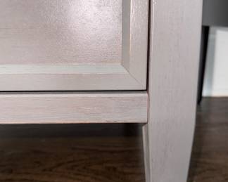 Crate & Barrel Bedside Table - 2 Available. Each Measures 24" W x 16" D x 32". Photo 3 of 3.