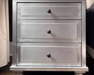 RH Bedside Table - 2 Available. Each Measures 26" W x 19" D x 30" H. Photo 1 of 2.