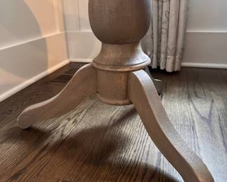 Pottery Barn "Scarlette Style" Round Coffee Table with Marble Top. Measures 24" D x 24" H. Photo 3 of 4.