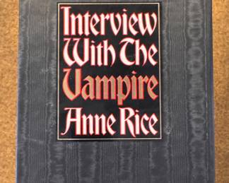 Anne Rice Autographed "Interview With The Vampire," Book. Photo 1 of 4.