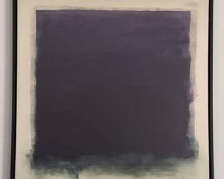Deepest Dark Night Canvas Art. Measures 32" x 32".