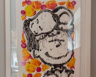 "Sleepover Homies Morning," Giclee & Screenprint, Hand Signed by Tom Everhart. Edition 62/75. Photo 1 of 2.