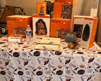 Department 56 Halloween Decor. 