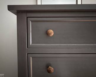 Crate & Barrel 5-Drawer Chest of Drawers. Measures 36" W x 21" D x 45" H. Photo 2 of 4.