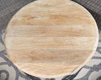 Metal Base Coffee Table with Wood Top. Photo 2 of 2.