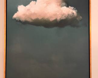 Moody Clouds Art Print. Measures 30" W x 42" H.