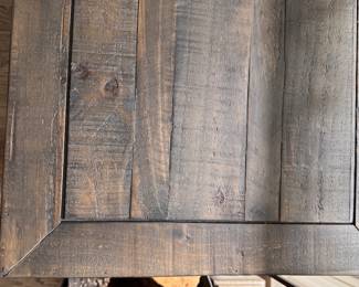 RH Rustic / Contemporary Sideboard with Glass Front Doors. Measures 66" W x 19" D x 35" H. Photo 3 of 3.