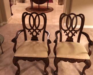 Hekman solid wood chairs