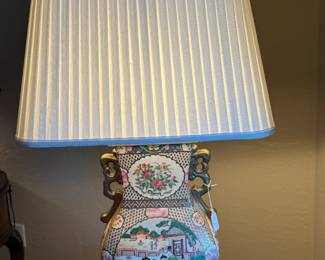 Frederick Cooper Lamp with Hand-Sewn shade